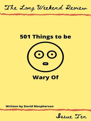 cover image of 501 Things to Be Wary Of